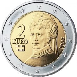 Справа вказана дата випуску монети
