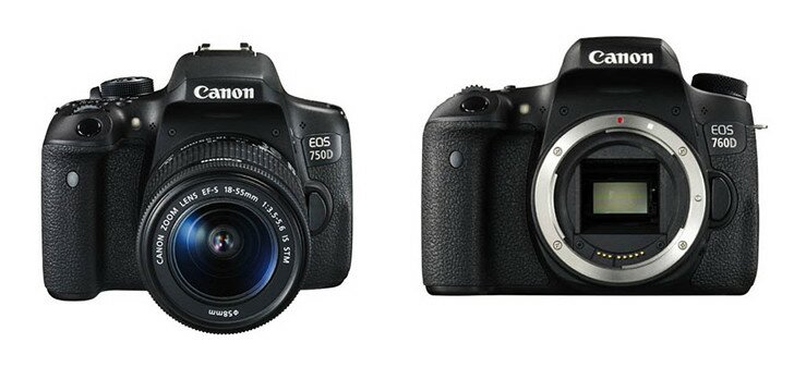 Canon EOS 750D і EOS 760D